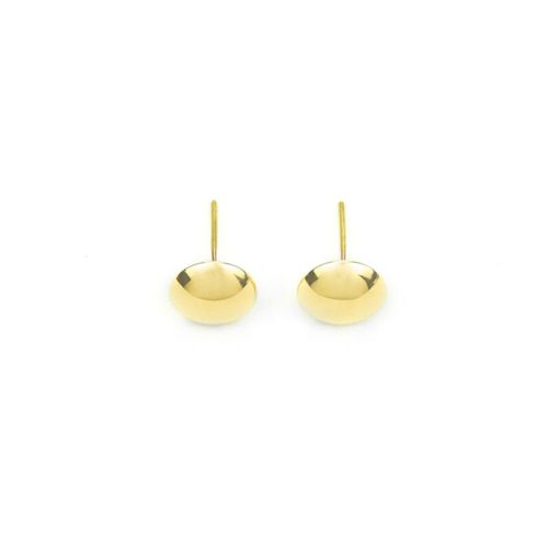 Aretes Baliq Lenteja  Oro 18k