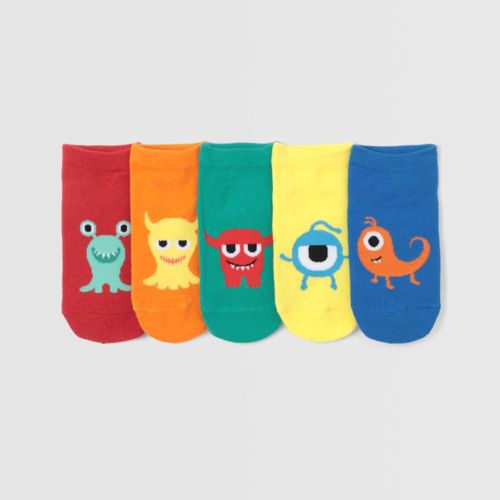 Medias Para Niño Circus Pack De 5 Tobilleras