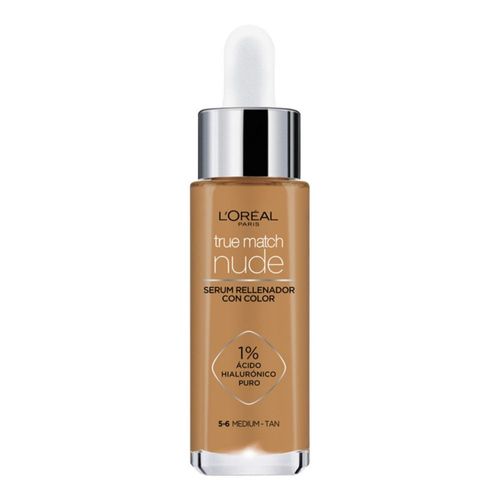 Serum Loreal con color Base True Match Tono Medium-Tan 5-6 30 ML