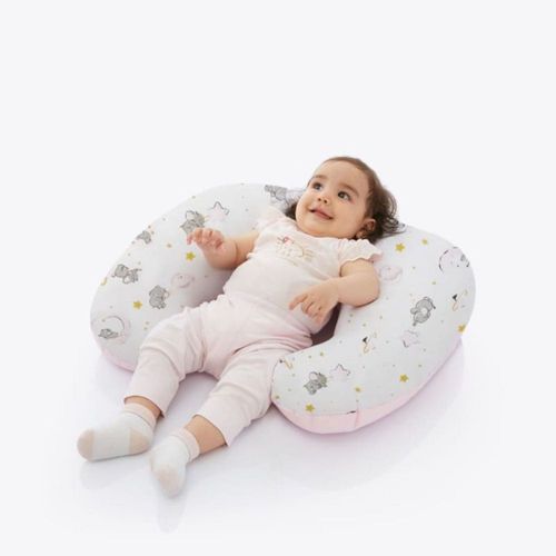 Almohada De Lactancia Maternelle 5 En 1 Rosa Elefante