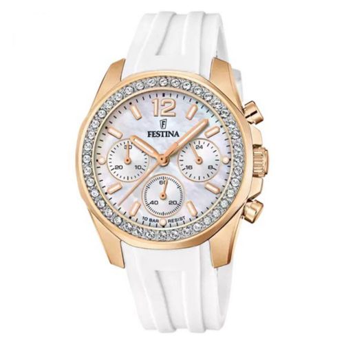 Reloj Festina F20611/1 Mujer Blanco Análogo