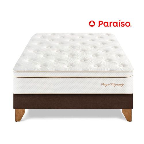 Cama Paraiso Queen Europea Royal Dynasty Chocolate