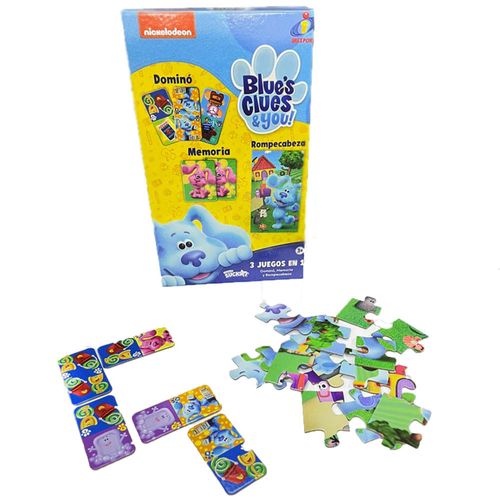 Set de Juego 3 en 1 BLUE'S CLUES & YOU JCA-3632F