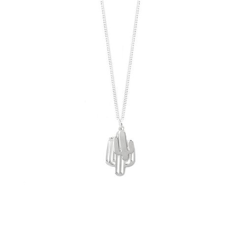 Collar Cactus Plata 925