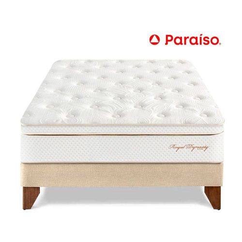 Cama Europea Royal Dynasty 1.5 Plazas Champagne