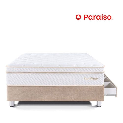 Cama Royal Dynasty Cajones 1.5 Plazas Champagne