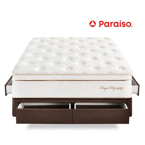 Cama Royal Dynasty Cajones 2 Plazas Chocolate