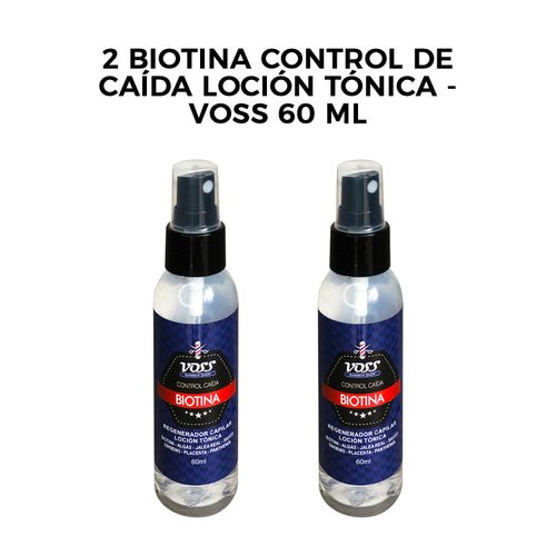 2 biotina control de caída loción tónica 60 ml