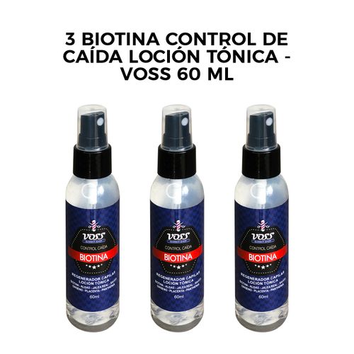 3 biotina control de caída loción tónica 60 ml