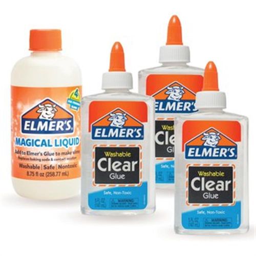 Pack Básico Para Hacer Slime Con Activador Elmer's 4 Piezas