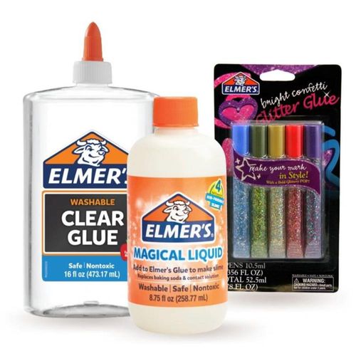 Kit Para Hacer Slime Confeti Elmer's 3 Piezas