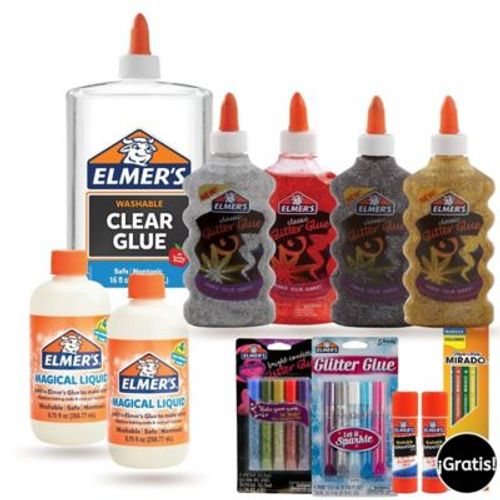 Pack Haz Slime Glam Elmer´s + Regalo