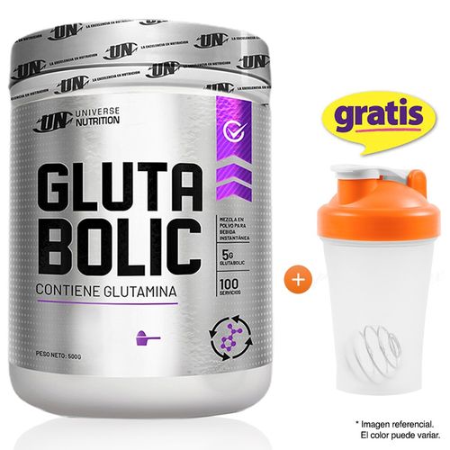 AMINOÁCIDO GLUTABOLIC 500 GRAMOS UNIVERSE NUTRITION MÁS OBSEQUIO