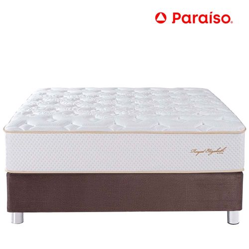 Cama PARAÍSO ROYAL ELIZABETH 1.5 Plazas Chocolate