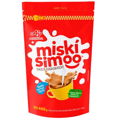 Chocolatada en Polvo MISKISIMOO Doypack 400g