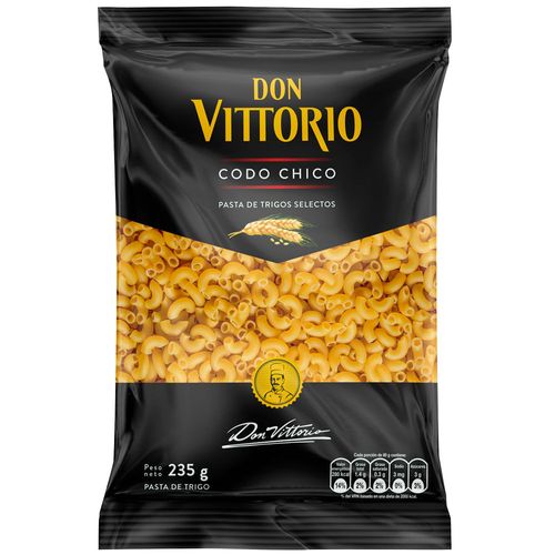 Fideos DON VITTORIO Codo Chico Bolsa 235g