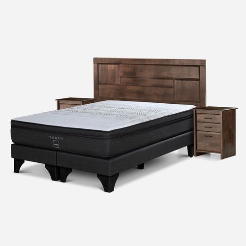 Set Cama Tempo King + Respaldo Dolce