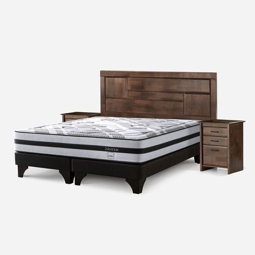 Set Cama Driven King  + Respaldo Dolce