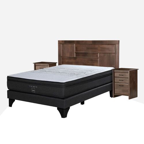 Set Cama Tempo 2 Plazas Respaldo Dolce