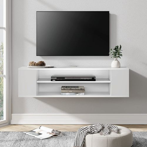 Mueble para TV Moderno Blanco 55 Pulgadas