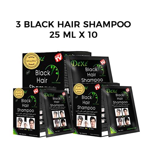 3 Black Hair Shampoo  25ml x 30