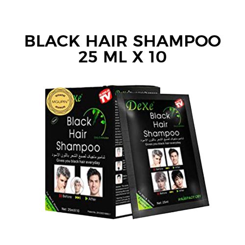 Black Hair Shampoo  25ml x 10