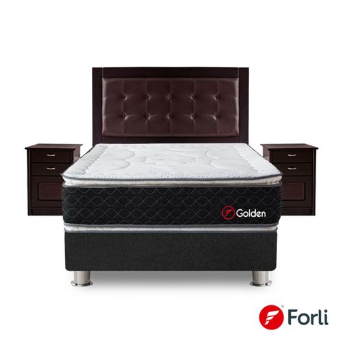 Juego de Dormitorio Forli Golden Queen Gatteo