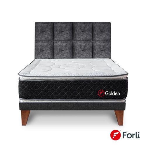 Dormitorio Europeo Golden 2 Plazas + Cabecera