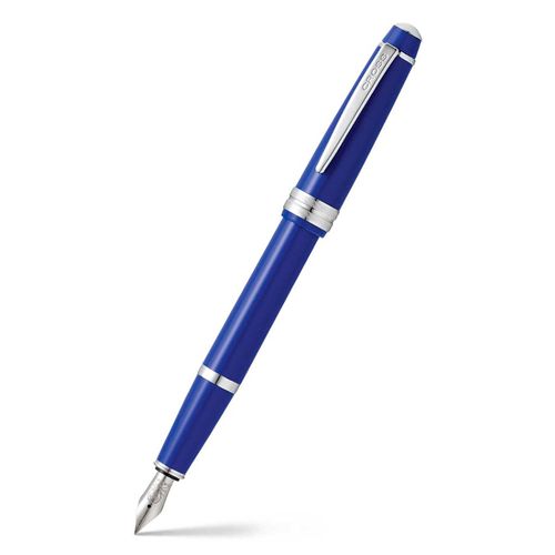 Pluma Estilográfica Bailey Light resina azul pulida, Cross