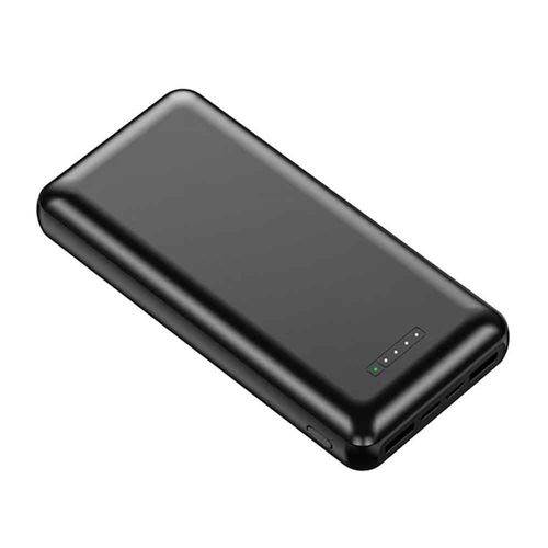 Batería externa G Mobile inalámbrica, 20000 mAh, 20W, 1 puerto tipo c, 1 puerto micro usb, 2 puerto usb, negro