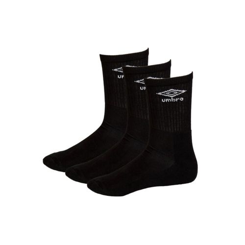 Medias Deportivas Umbro 3 Pack Crew Sock J 64014U-060 Negro